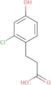 2-Chloro-4-hydroxy-benzenepropanoic acid