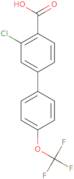 2-Chloro-4-(4-trifluoromethoxyphenyl)benzoic acid