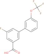 5-Fluoro-3-(3-trifluoromethoxyphenyl)benzoic acid