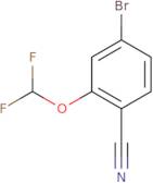 4-Bromo-2-(difluoromethoxy)benzonitrile