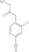 Methyl 2-(2-chloro-4-cyanophenyl)acetate