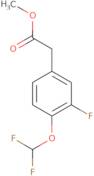 Methyl 4-difluoromethoxy-3-fluorophenylacetate