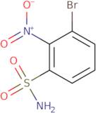 3-Bromo-2-nitrobenzene-1-sulfonamide