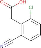 2-(2-chloro-6-cyanophenyl)acetic acid