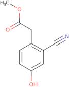 Methyl 2-(2-cyano-4-hydroxyphenyl)acetate