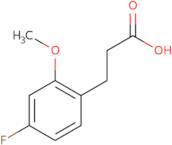 3-(4-Fluoro-2-methoxyphenyl)propanoic acid