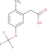 2-Methyl-5-(trifluoromethoxy)phenylacetic acid