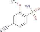 4-Cyano-2-methoxybenzene-1-sulfonamide