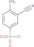 3-Cyano-4-methylbenzene-1-sulfonyl chloride