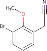 2-(3-Bromo-2-methoxyphenyl)acetonitrile