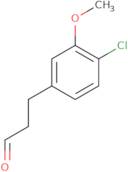 3-(4-Chloro-3-methoxyphenyl)propanal