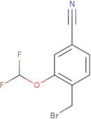 4-(Bromomethyl)-3-(difluoromethoxy)benzonitrile