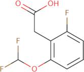 2-(2-(difluoromethoxy)-6-fluorophenyl)acetic acid