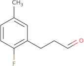 3-(2-Fluoro-5-methylphenyl)propanal