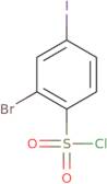 2-Bromo-4-iodobenzene-1-sulfonyl chloride