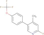 2-Fluoro-4-methyl-5-(4-(trifluoromethoxy)phenyl)pyridine