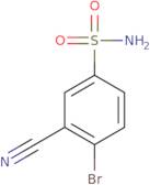 4-Bromo-3-cyanobenzene-1-sulfonamide