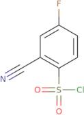 2-Cyano-4-fluorobenzene-1-sulfonyl chloride