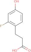 3-(2-Fluoro-4-hydroxyphenyl)propanoic acid