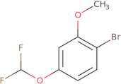 1-Bromo-4-(difluoromethoxy)-2-methoxybenzene