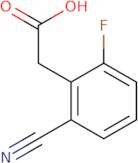 2-(2-Cyano-6-fluorophenyl)acetic acid