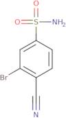 3-Bromo-4-cyanobenzene-1-sulfonamide