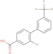 3-Fluoro-4-(3-trifluoromethylphenyl)benzoic acid