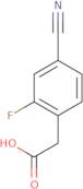 2-(4-Cyano-2-fluorophenyl)acetic acid