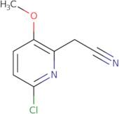2-(6-Chloro-3-methoxypyridin-2-yl)acetonitrile