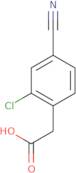 2-(2-Chloro-4-cyanophenyl)acetic acid