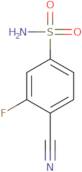 4-Cyano-3-fluorobenzene-1-sulfonamide