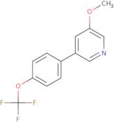 3-Methoxy-5-[4-(trifluoromethoxy)phenyl]pyridine