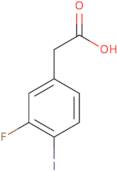 2-(3-Fluoro-4-iodophenyl)acetic acid