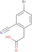 2-(4-Bromo-2-cyanophenyl)acetic acid