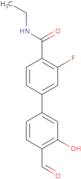 5-[4-(Ethylcarbamoyl)-3-fluorophenyl]-2-formylphenol