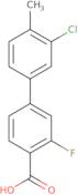 3'-Chloro-3-fluoro-4'-methyl-[1,1'-biphenyl]-4-carboxylic acid