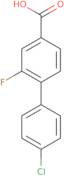 4-(4-Chlorophenyl)-3-fluorobenzoic acid