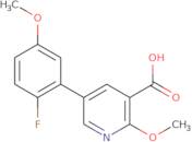 5-(2-Fluoro-5-methoxyphenyl)-2-methoxynicotinic acid