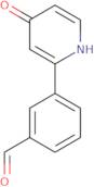 2-(3-Formylphenyl)-4-hydroxypyridine