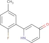 2-(2-Fluoro-5-methylphenyl)pyridin-4(1H)-one