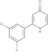 2-(3-Chloro-5-fluorophenyl)pyridin-4(1H)-one