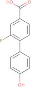 3-Fluoro-4-(4-hydroxyphenyl)benzoic acid