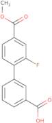 3-(2-Fluoro-4-methoxycarbonylphenyl)benzoic acid