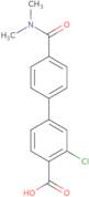 3-Chloro-4'-(dimethylcarbamoyl)-[1,1'-biphenyl]-4-carboxylic acid