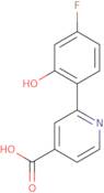 2-(4-Fluoro-2-hydroxyphenyl)isonicotinic acid