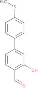 3-Hydroxy-4'-(methylthio)-[1,1'-biphenyl]-4-carbaldehyde