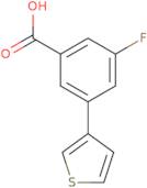 5-Fluoro-3-(thiophen-3-yl)benzoic acid