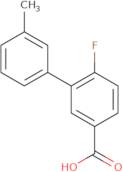 4-Fluoro-3-(3-methylphenyl)benzoic acid