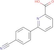 6-(4-Cyanophenyl)picolinic acid