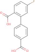 2-(4-Carboxyphenyl)-4-fluorobenzoic acid